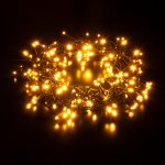 Гирлянда нить "Мишура" теплый белый 5м IP20 400-004 Eurosvet