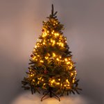 Гирлянда нить "Мишура" теплый белый 5м IP20 400-004 Eurosvet