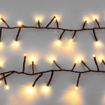 Гирлянда нить "Мишура" теплый белый 5м IP20 400-004 Eurosvet