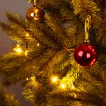 Гирлянда нить "Мишура" теплый белый 5м IP20 400-004 Eurosvet