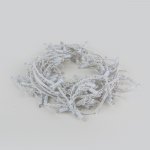 Праздничная гирлянда бахрома теплый белый с эффектом мерцания 3*0,6 м IP65 100-101 Eurosvet