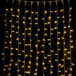 Праздничная гирлянда занавес теплый белый 2*3м IP65 200-101 Eurosvet