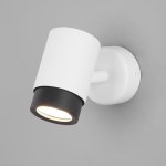Настенный светильник бра Eurosvet 20124/1 белый/ черный Morgan
