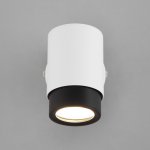 Настенный светильник бра Eurosvet 20124/1 белый/ черный Morgan