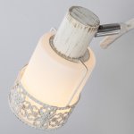 Настенный светильник Eurosvet Silvia 20025/2 белый с золотом/ хром