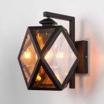 Ambra D Настенный уличный светильник IP33 35133/D черный Elektrostandard
