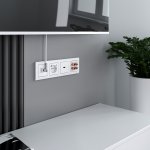 Розетка с быстрой зарядкой USB Type A+С белая W1171701 Werkel