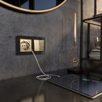 Розетка с быстрой зарядкой USB Type A+С шампань рифленый W1171710 Werkel