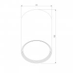 Уличный потолочный светильник Light 2101 IP65 35128/H белый Elektrostandard