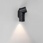 Уличный настенный светодиодный светильник GIRA D LED IP65 35127/D черный Elektrostandard