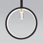 Подвесной светодиодный светильник с пультом управления 90249/3 черный Eurosvet Verge