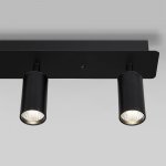 Подвесной светодиодный светильник с пультом управления 90249/5 черный Eurosvet Verge