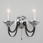 Бра в стиле лофт 60098/2 хром Eurosvet