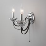 Бра в стиле лофт 60098/2 хром Eurosvet