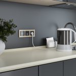 Сенсорный терморегулятор для теплого пола Wi-Fi (черный) Werkel W1151208