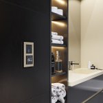 Сенсорный терморегулятор для теплого пола Wi-Fi (черный) Werkel W1151208