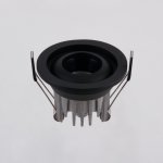 Встраиваемый точечный светодиодный светильник 25022/LED 5W 4200K BK черный Elektrostandard