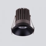 Встраиваемый точечный светодиодный светильник 25026/LED 7W 4200K BK черный Elektrostandard