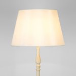 Торшер классический с абажуром 01088/1 белый с золотом Eurosvet