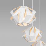 Подвесной светильник Eurosvet 50137/3 белый Moire