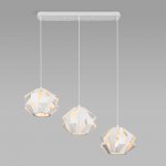 Подвесной светильник Eurosvet 50137/3 белый Moire