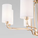 Классическая люстра с абажурами 60128/8 золото Eurosvet