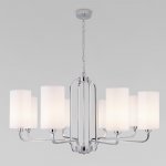 Подвесная люстра с абажурами 60128/8 хром Eurosvet