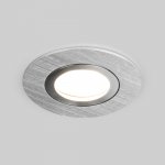 Встраиваемый точечный светильник хром 25001/01 Elektrostandard