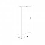 Уличный настенный светодиодный светильник Blaze LED IP54 35136/W черный Elektrostandard