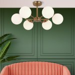 Потолочная люстра 70154/6 латунь Eurosvet