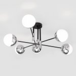 Потолочная люстра в стиле лофт 70129/6 хром Eurosvet