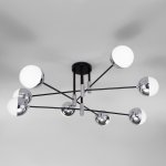 Потолочная люстра в стиле лофт 70129/8 хром Eurosvet