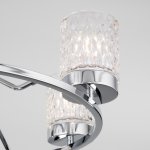 Потолочная люстра со стеклянными плафонами 60127/6 хром Eurosvet