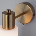 Настенный светильник с плафоном 70160/1 латунь Eurosvet