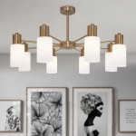 Потолочная люстра в стиле лофт 70160/8 латунь Eurosvet