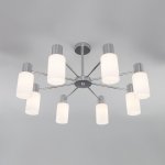 Потолочная люстра со стеклянными плафонами 70160/8 хром Eurosvet