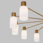 Потолочная люстра в стиле лофт 70160/12 латунь Eurosvet