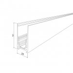Шинопровод накладной черный 2м Slim Magnetic 85084/00 Elektrostandard