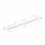Трековый светильник Slim Magnetic SL03 18W 4200K черный 85006/01 Elektrostandard