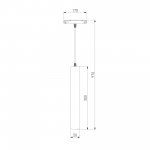 Трековый светильник Slim Magnetic P01 6W 4200K черный 85014/01 Elektrostandard