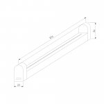 Светильник стационарный светодиодный Led Stick Т5 90см 84led 18W 6500К 55001/LED Elektrostandard