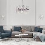 ПОДВЕСНАЯ ЛЮСТРА УМНЫЙ ДОМ 355/8 Smart хром Bogates