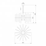 ПОДВЕСНАЯ ЛЮСТРА УМНЫЙ ДОМ 355/8 Smart хром Bogates