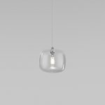 Подвесной светильник со стеклянным плафоном 50128/1 хром Eurosvet