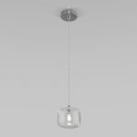 Подвесной светильник со стеклянным плафоном 50128/1 хром Eurosvet