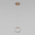 Подвесной светильник со стеклянным плафоном 50128/1 золото Eurosvet