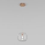 Подвесной светильник со стеклянным плафоном 50129/1 золото Eurosvet