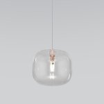 Подвесной светильник со стеклянным плафоном 50129/1 золото Eurosvet