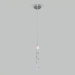 Подвесной светильник со стеклянным плафоном 50381/1 хром Eurosvet