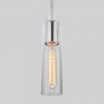 Подвесной светильник со стеклянным плафоном 50226/1 прозрачный Eurosvet